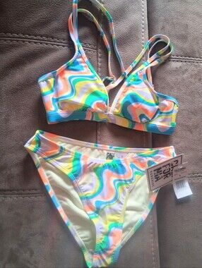 NWT Ladies California Sunshine Bikini, sz Sm,